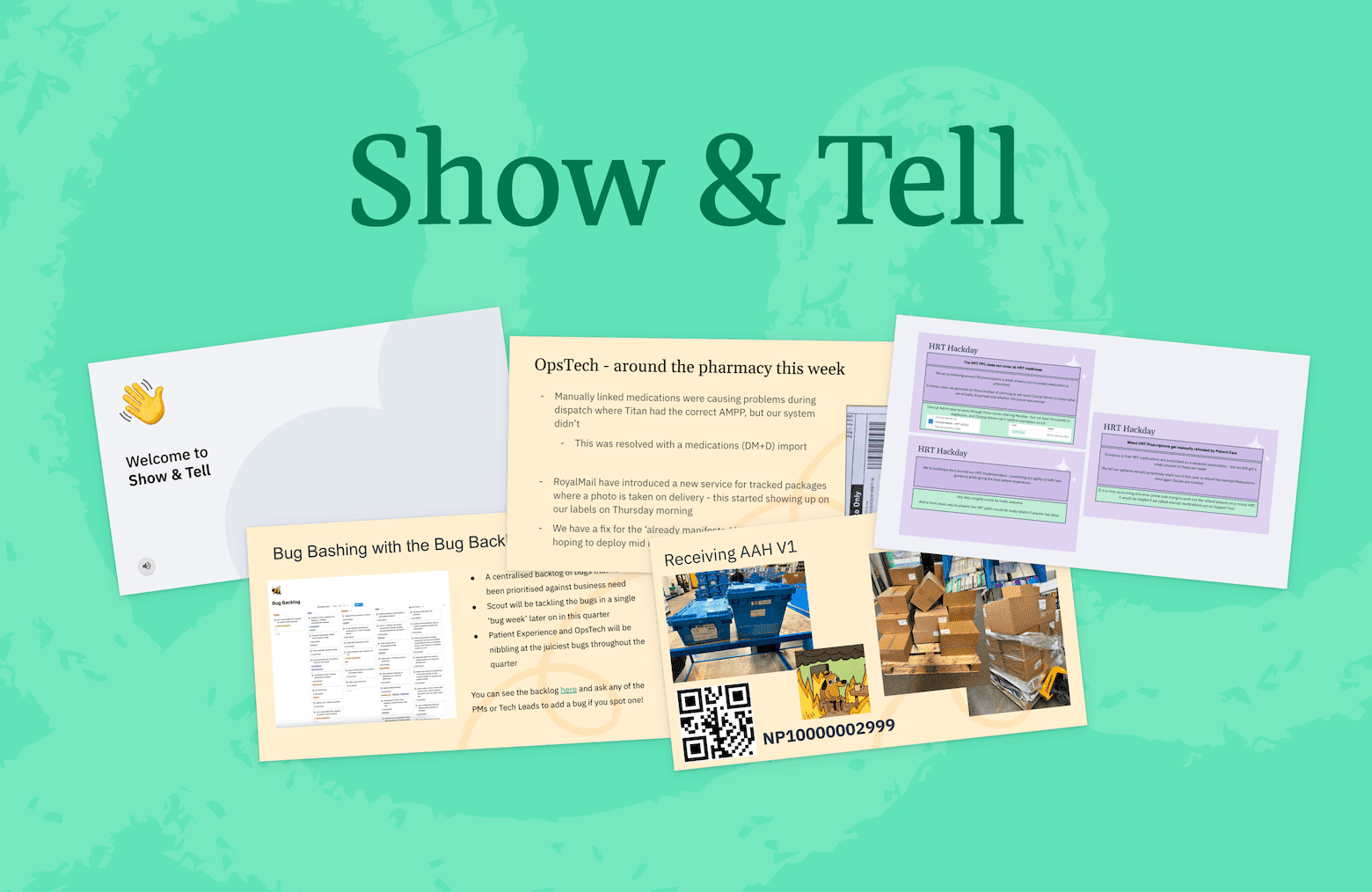 Why we show and tell